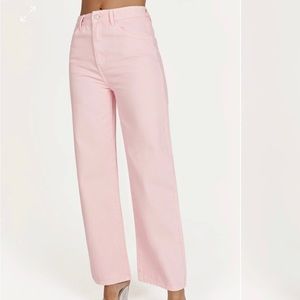 MESHKI mid rise blush jeans